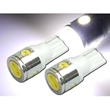 4連★高輝度LEDバルブホワイト2個T10 1W+3SMDウェッジ as169-2