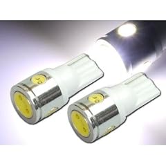 4連★高輝度LEDバルブホワイト2個T10 1W+3SMDウェッジ as169-2