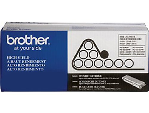 Genuine Brother TN580 High Yield Toner Cartridge for DCP-8060, HL-5240, HL-5250, HL-5280 Series
