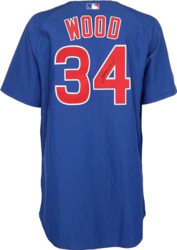 Kerry Wood Autographed Jersey | Details: Chicago Cubs, Majestic Authentic