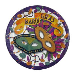 SALE 9 Deluxe Mardi Plates SALE