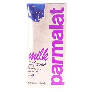 Parmalat Fat Free Milk, Carton, 32 Fl Oz 6 Pack