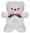 I Drool for Orange & White - Plush Teddy Bear