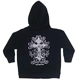 Fresh Cross Hoodie Black Zip Up Sweatshirt