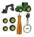 Bruder Spielwaren 00411 Schlüsselanhänger John Deere Frontlader