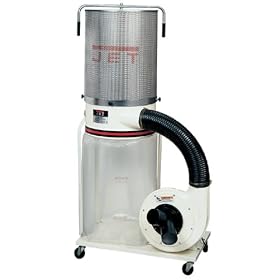 JET 708634CK DC-1200CK 2 Horsepower 1,200 CFM Canister Dust Collector, 230-Volt 1 Phase