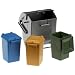 Bruder 02606 Garbage Can Set (3 Small and 1 Large)