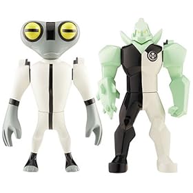 Ben 10 (Ten) Alien Creation Chamber Mini Figure 2-Pack Diamondhead and amp; Grey Matter