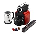 Magimix Nespresso M100 Coffee Maker & Aeroccino (Glam Red)