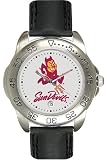 Arizona State University Sun Devils Mens Leather Sports Watch