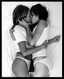 The Kiss (Two Lesbian Girls) Framed Art Poster Print - 16