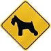 schnauzer30 - ONLY STANDARD SCHNAUZER CROSSING SIGN DOG