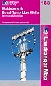 Maidstone and Royal Tunbridge Wells (OS Landranger Map Series)