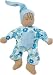 Organic Egyptian Cotton Vintage Blue Baby Buddy Doll - Safe, Non-toxic Toy