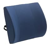 Duro-Med Standard Lumbar Cushion with Strap, Navy