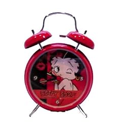 Betty Boop Twin Bell Clock