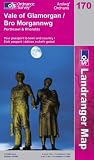 Vale of Glamorgan, Rhondda and Porthcawl (Landranger Maps)