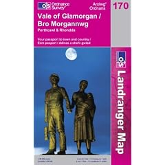 Vale of Glamorgan, Rhondda and Porthcawl (Landranger Maps)