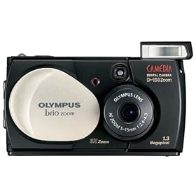 Olympus Camedia Brio D-150 1.3MP Digital Camera w/ 3x Optical Zoom