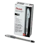 Pentel(R) R.S.V.P.(R) Ballpoint Pens, Fine Point, 0.7 mm, Black, Pack Of 12