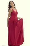 The Olian Rayon Knit Knot Front Maxi Dress