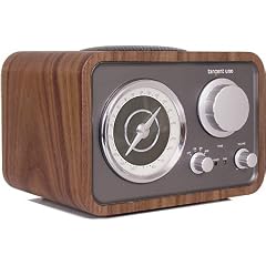 Tangent Uno Transistorradio (UKW-/MW-Tuner, AUX-Eingang, Lautsprecherausgang, Kopfh�rer-Ausgang, Spritzwassergesch�tzt) walnu�