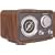 Tangent Uno Transistorradio (UKW-/MW-Tuner, AUX-Eingang, Lautsprecherausgang, Kopfh�rer-Ausgang, Spritzwassergesch�tzt) walnu�
