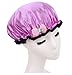 Shower Cap for Kids waterproof bath cap shower hat for children(light purple)