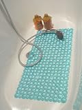 Safety Bathmat - UFO - 72x36 cms  Pearly blue