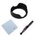 GTMax Replacement LH-DC60 Flower Lens Hood + Lens Pen + Cleaning Cloth for Canon PowerShot SX50 HS, SX40 HS, SX30 IS Digital Camera