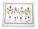 Autographed Fearsome Foursome Los Angeles Rams 16x20 Lithograph