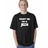 Trust Me I'm a JEDI Kids T-Shirt #1104 (Black)