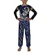 Search : 2 PCS SET: Boys Or Girls Lego BATMAN Series Finest Sleepwear Pajama Top with cape & Pants Set - Royal Blue & Purple