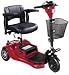 Mobility Scooter Phantom Compact 3 Wheel Power Scooter, Blue