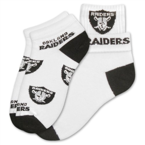 Oakland Raiders Women's Socks, Medium (2-pack)