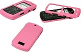 Cellet Motorola SLVR L7 Pink Rubberized Protective Snap-on Cover Case Shield