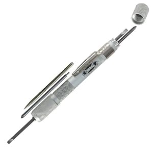 Commando Precision Miniature Pocket Screwdriver Set with 2 Flat Blades, 2... by Commando