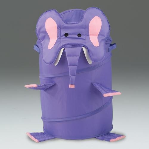 Bongo Buddies Pop Up Storage Bin- Purple Elephant