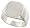 Sterling Silver Hand-Made Solid Oval Signet Ring size 9