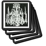Florene Art Deco & Nouveau - 1920s Chrystal Chandelier - Coasters