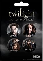Twilight - Edward + Bella - Badge Pack - 4 x 38mm Badges