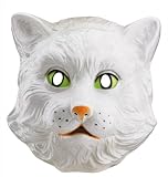 Child White Cat Mask