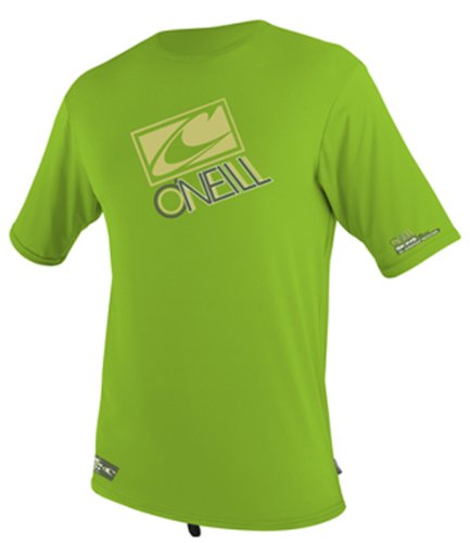 O'Neill Youth Skins Short Sleeve Rash Tee (Grass)