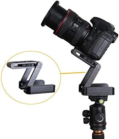 TaiDetailing Z Type Foldable Desktop Stand Holder Tripod Flex Pan&amp;Tilt with Ball Head Compatible Slide Rail Camera Camcorder Tripod with 1/4" and 3/8" Thread for Canon Nikon Sony Pentax