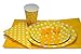 LolliZ® Ice Cream Cups 8oz., Yellow/Polka Dots, 12 Pcs