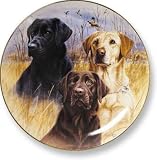 Wild Wings Sporting Dog Plates - Great Hunting Dogs II Labs - B0006U385S