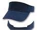 Blank / Plain Adjustable Velcro Visor Cap / Hat - Navy Blue