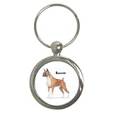 Boxer Key Chain (Round)