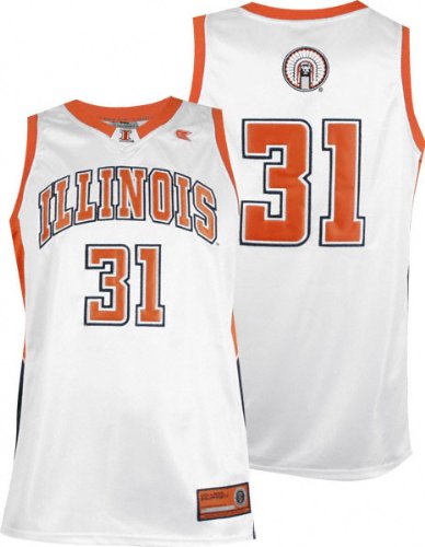 Buy Illinois Fighting Illini White Endline Basketball Jersey