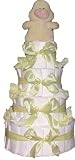 4 Tier Diaper Diaper Baby Diaper Cake - Lavender